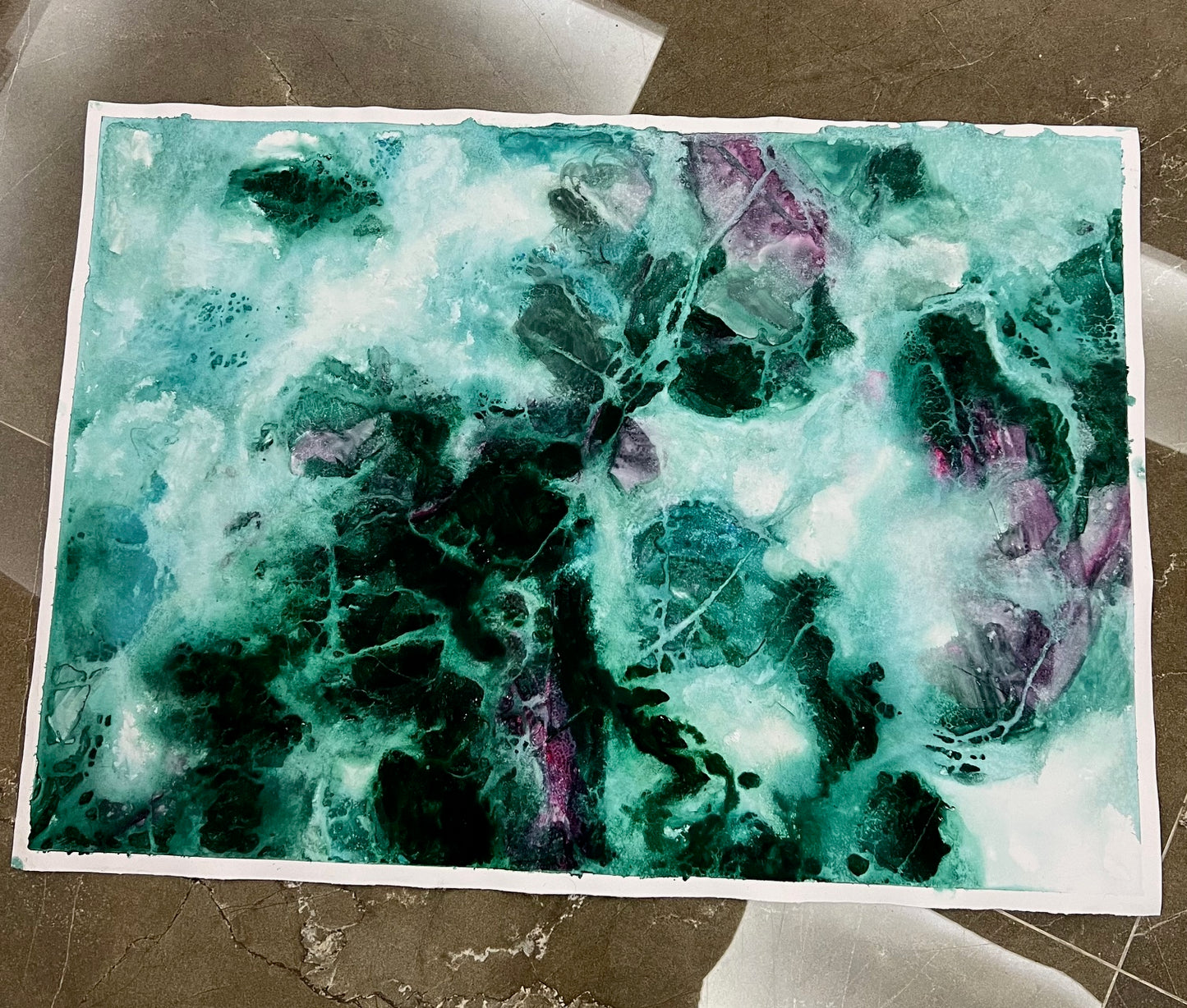 "Deep Reflection" Watercolour 47x67cm