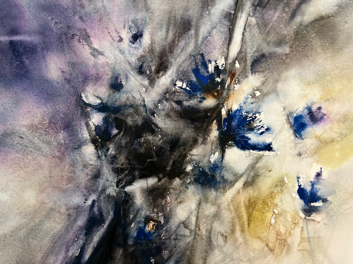 "Bringing Colour" watercolour 38x54cm